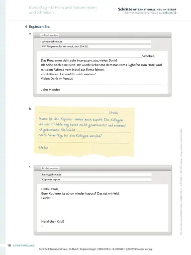 Schritte international Neu 2-6 (A1/2-B1) im Beruf mit Audios online - фото 8