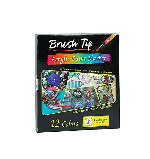 Акрилові маркери C 65251 12шт (6900067652515) - фото 1