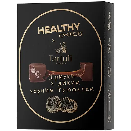Іриски з диким чорним трюфелем Healthy Choice 12 шт. 171 г - фото 1