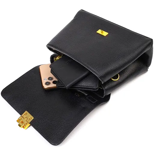 Сумка кожаная женская Vintage 20.5х13х8 см sum0022674 - фото 5