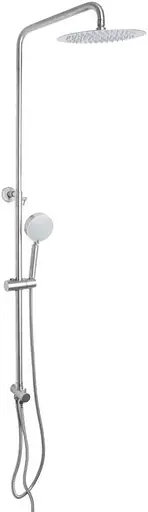 Душевая система универсальная Lidz Aria 1120, Nickel (k35) LDARI1120NKS46112 - фото 1