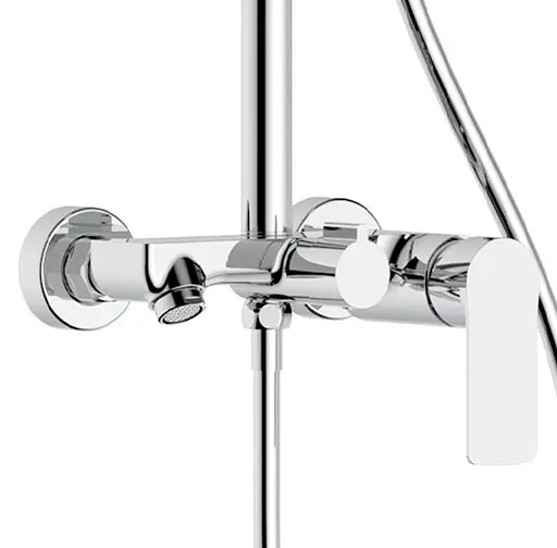 Душова система Dusel Lacio Chrome (231155000), Хром - фото 3
