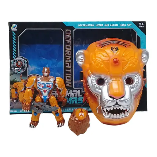 Іграшковий набір, світло, звук, маска, трансформер, 35.5x7.6x24 см