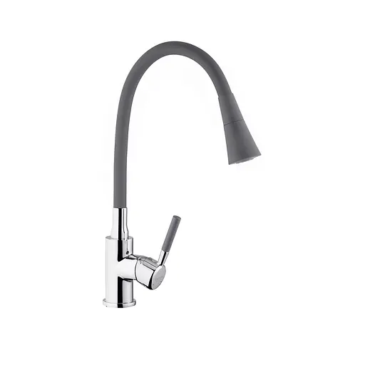 Змішувач для кухні Kroner KRM Kuche - C132GRA Сірий - фото 4