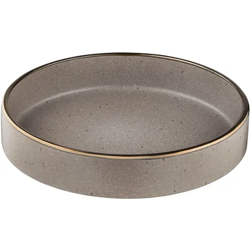 Тарелка суповая Ardesto Fasano 850 мл 20 см серо-коричневая (AR0420GB) - фото 3