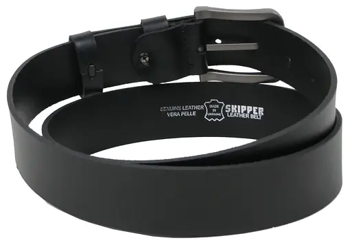 Ремінь шкіряний Skipper чоловічий під джинси 125-130х3,8 см acs0029522 - фото 5