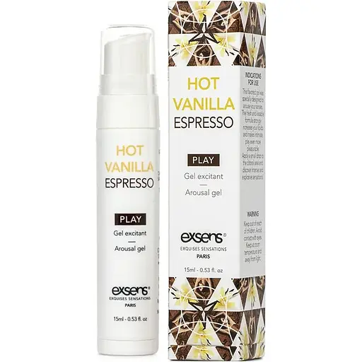 Стимулюючий гель Exsens Kissable Hot Vanilla Espresso 15 мл