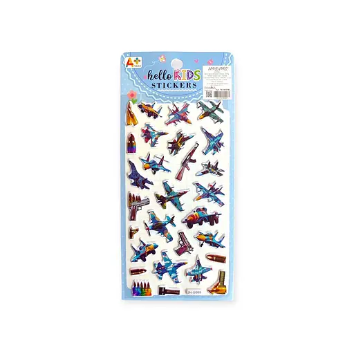 Наліпки дитячі 6 дизайнів 12 шт. (762800ML) - фото 4