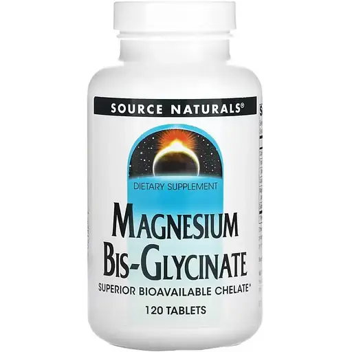 Диетическая добавка Source Naturals Magnesium Bis-Glycinate 120 таблеток