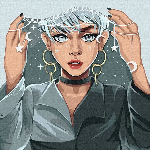 Набор для росписи по номерам Хранительница снов, 40x40 см