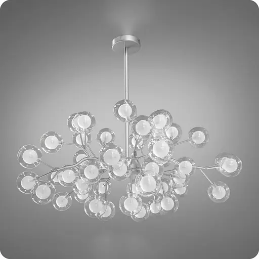 Люстра подвесная 517 Dlight на 45 ламп Хром Сатин (01965) - фото 1