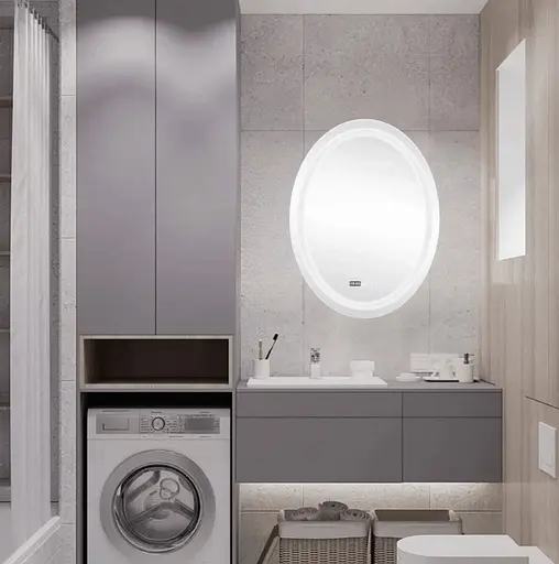 Дзеркало Qtap Mideya (DC-F801) 600х800 QT2078F801W - фото 6