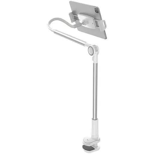 Регульована підставка для телефону/планшета Baseus Otaku Life Rotary Adjustment Lazy Pro (LUZQ) Silver - фото 2