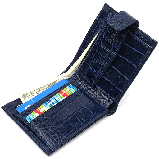 Мужской кожаный кошелек Canpellini 11.5х10х1 см acs0025687 - фото 4