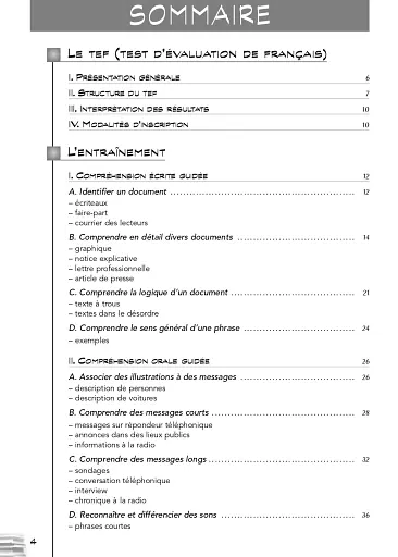 Test d'Evaluation de Francais - фото 4