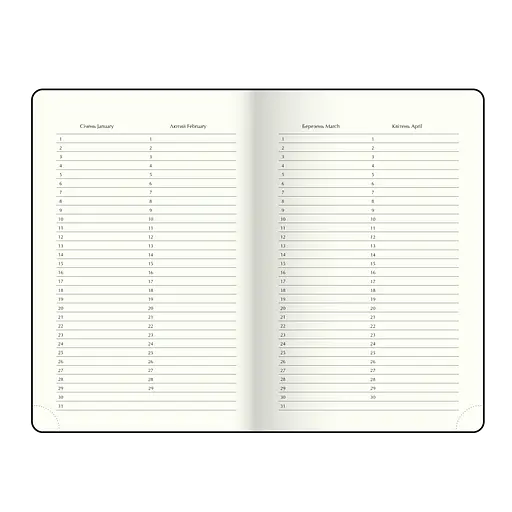 Ежедневник недатированный Buromax Touch Me L2U A6 искусственная кожа 336 страниц зеленый (BM.26140-04) - фото 10