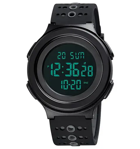 Наручний годинник чоловічий Skmei 1733 Black Black, 1733BKBK (18459) - фото 2