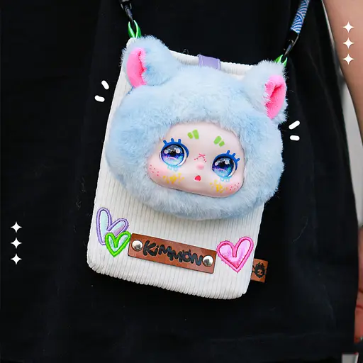 Крос-боди сумка Pop Top Kimmon 556114 застежка-магнит в виде лица - фото 6