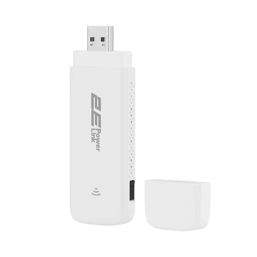 2E Мобільний маршрутизатор PowerLink (MiFi-1 2024) LTE, Wi-Fi4, 1xUSB, 1xCRC9 білий - фото 5