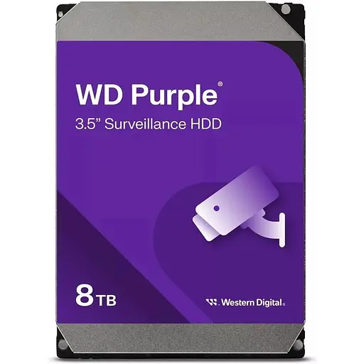 Жесткий диск Western Digital 8TB Purple Surveillance (WD85PURZ) - фото 3
