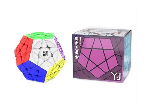 Кубик Ю-Джи Мегаминкс YuHu 2М без наклеек (YJ YuHu 2М Megaminx Stickerless) (YJ8388) - фото 3