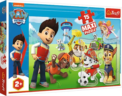Набір Пазли - (15 елм. MAXI) — "Весела команда"/Щенячий Патруль - фото 1