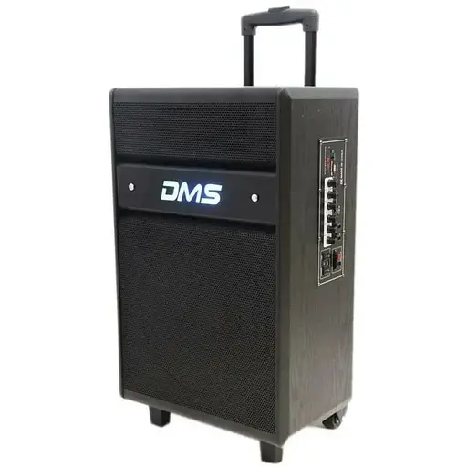 Аккумуляторная колонка DMS K10-12MS Bluetooth, USB, MP3, Wireless LED - фото 1