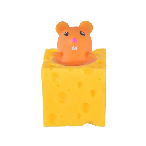 Дитяча іграшка сквіш Pop Up "Мишка у сирі" Bambi SQ-23(Brown) коричневий - фото 1