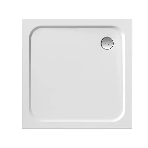 Душовий піддон Ravak Perseus Pro-80 CHROME білий XA044401010 - фото 1