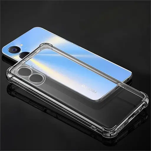 TPU чехол Getman Ease logo усиленные углы Full Camera для Realme 10 4G Бесцветный (Прозрачный) - фото 2