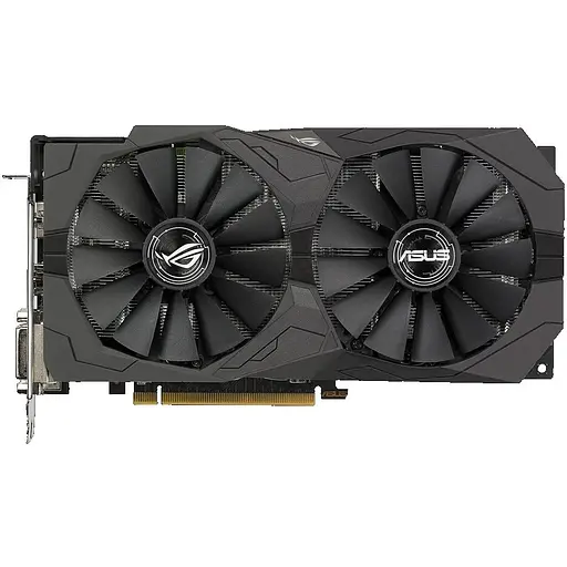 Видеокарта ASUS AMD Radeon RX 570 4Gb Strix OC (ROG-STRIX-RX570-O4G-GAMING) (GDDR5, 256 bit, PCI-E 3.0 x16) Б/у - фото 1