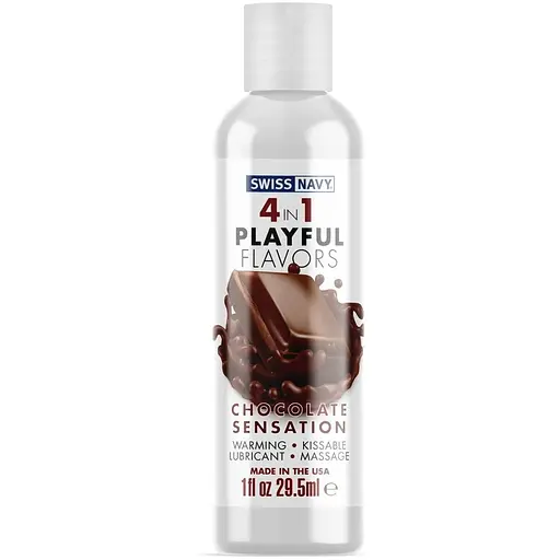 Лубрикант Swiss Navy 4 in 1 Playful Flavors шоколад 29.5 мл