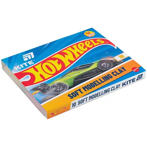 Пластилін восковий Kite Hot Wheels 10 кольорів 200 г (HW25-084) - фото 2