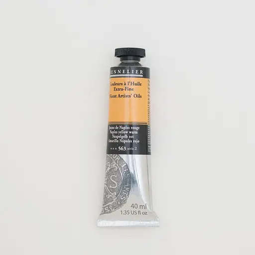 Олійна фарба Sennelier, 40 мл, професійна, S2, Неаполітанський жовтий теплий (Naples yellow warm)
