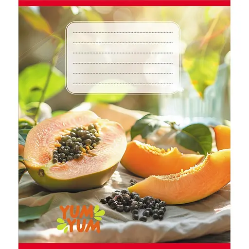 Зошит учнівський "Фрукти" Leader 036-580143L-5 в лінію, 36 аркушів - фото 1