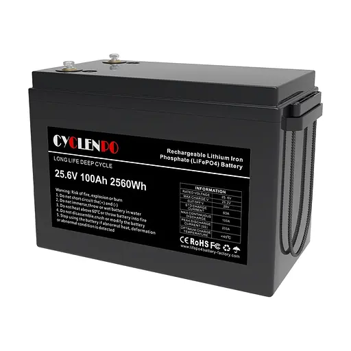 Аккумуляторная батарея литий-железо-фосфатная 25.6В 100Ач Cyclen 25.6V 100AH LiFePo4 (44-00080)