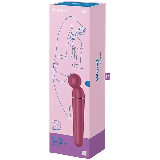 Вибромассажер Satisfyer Planet Wand-er Berry/RoseGold - фото 6