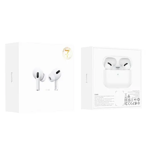 Бездротові навушники HOCO EW66 True wireless stereo headset White - фото 8