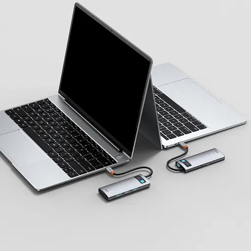 USB-хаб Baseus Metal Gleam Series 5-in-1 Type-C gray - фото 4
