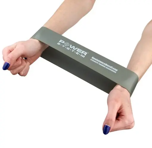 Гумка для фітнесу Power System PS-4063 Flex Loop Strong Grey опір 23 кг (PS_4063_Grey) - фото 2
