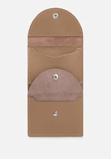 Кожаный кошелек 2.2 карамель - фото 4