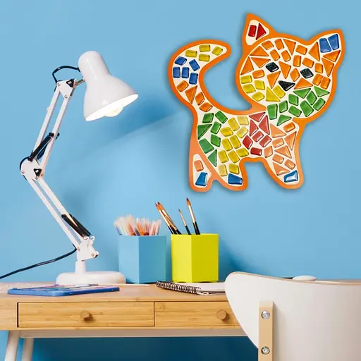 Детский набор для творчества хрустальная мозаика "Котик" МА7006 - фото 3