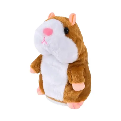 М’яка інтерактивна Хом’як, повторюшка, 8x8x14 см (В асортименті)