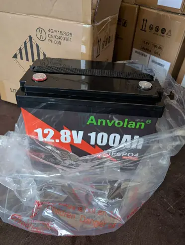 Акумулятор Anvolan LiFePO4 100 Ah 1280 Wh 12V до ДБЖ з BMS з дисплеем - фото 2