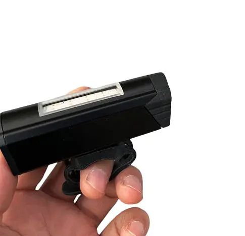 Вело фара 303C велосипедный аккумуляторный фонарь бело красно синяя мигалка - фото 5