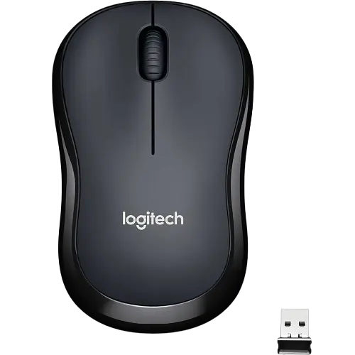 Мышь беспроводная Logitech M220 Silent Charcoal (910-004878)