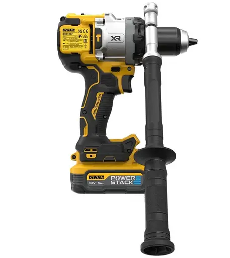 Дриль-шурупокрут акумуляторний DeWalt безщітковий ударний с АКБ та ЗП (DCD1007H2T) - фото 4