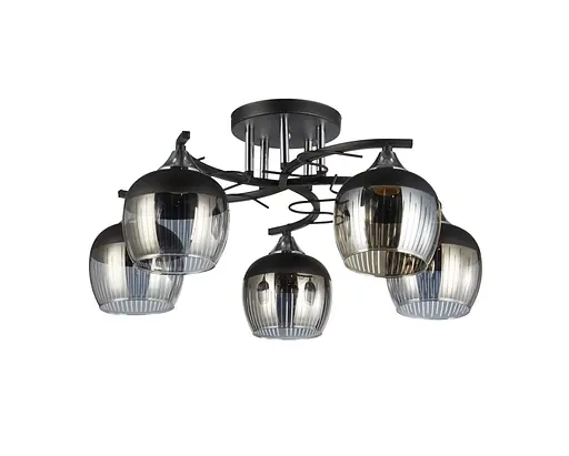 Декоративная люстра INTEREES V 5004-5 BK+CR