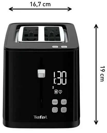 Тостер Tefal Digital 850 Вт LED дисплей черный (TT640810) - фото 10