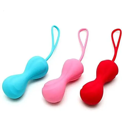 Вагінальні кульки Satisfyer Power Balls діаметр 3.4 см 60,76,92 г з кулькою всередині - фото 2